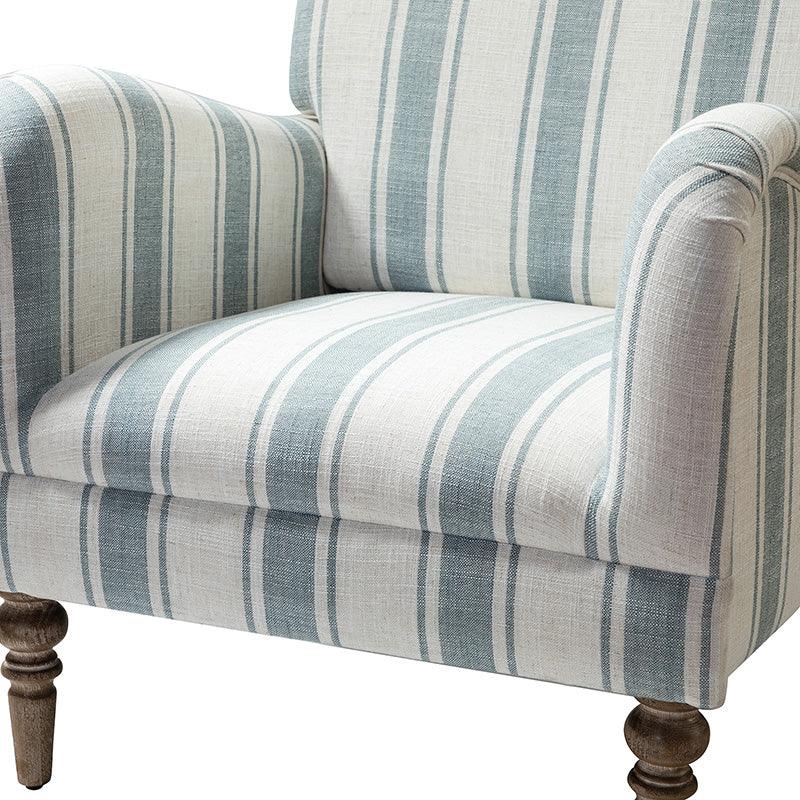 Quentin Upholstered Armchair - Modern Accent Chair for Living Room, Bedroom & Office - Comfortable Lounge Chair with Soft Fabric & Sturdy Wooden Legs