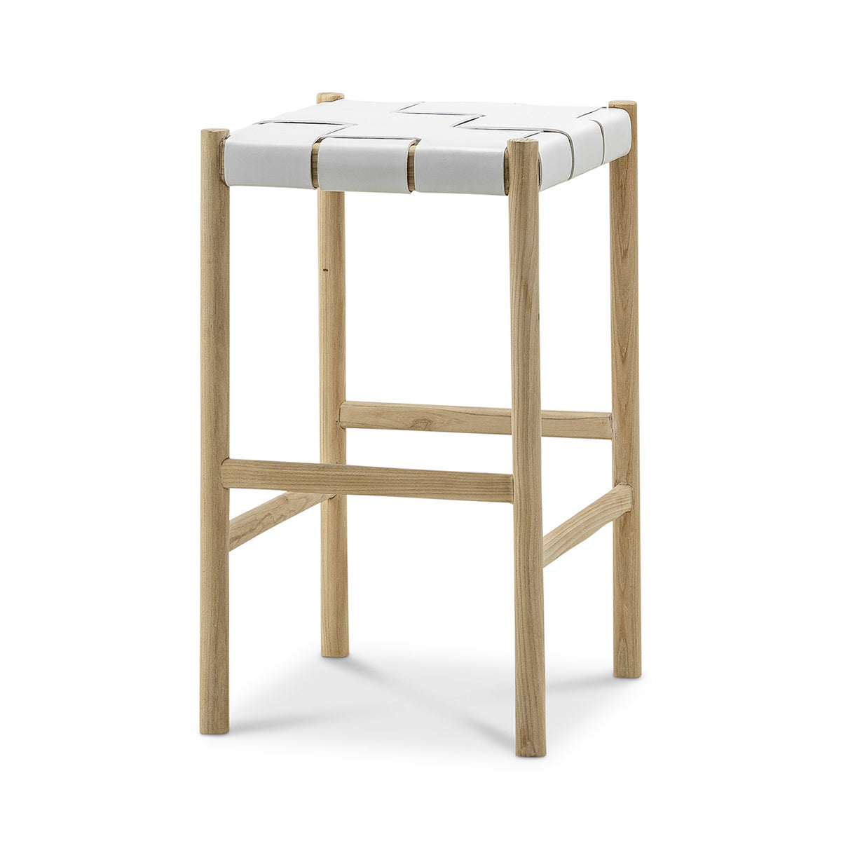 Layne Counter Stool - Modern Kitchen Bar Stools with Metal Frame & Cushioned Seat, 24
