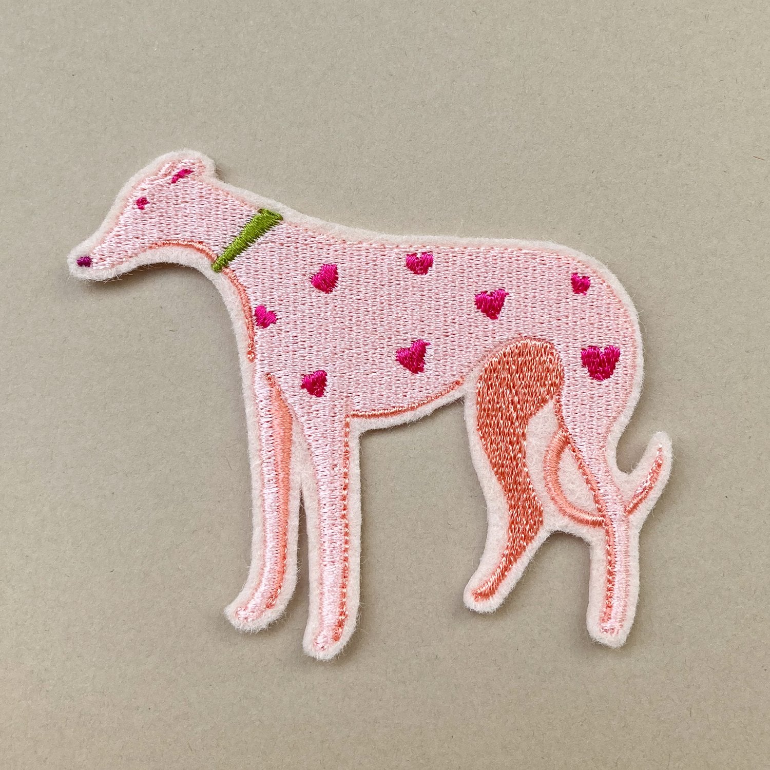 Bryony Moss Lovey Hound Patch - Soft Baby Security Blanket with Cute Dog Design, Perfect for Newborns & Toddlers - Ideal for Bedtime, Travel, and Comforting Anxious Little Ones