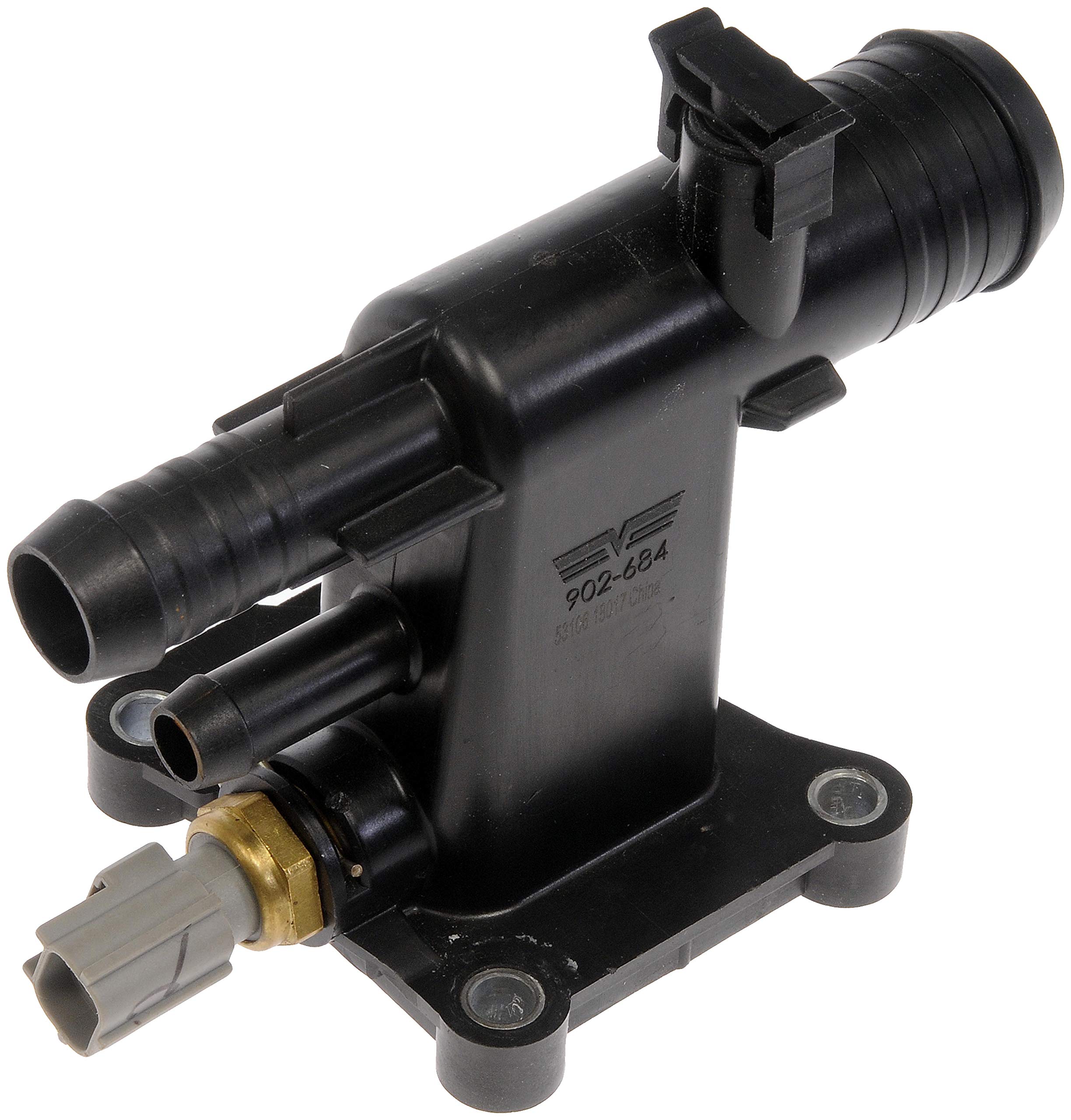 Dorman 902-684 Engine Coolant Water Outlet Replacement for Ford F-150, Escape, Lincoln MKZ - Perfect for Cooling System Repairs & Maintenance