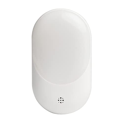 RGB LED Wall Light Switch - Dimmable Plug-in Night Light with 16 Color Changing Modes for Kids Room, Christmas Tree Decorations & Holiday Patriot Ornaments (White) - Perfect for Bedrooms, Nurseries, Parties & Festive Home Decor