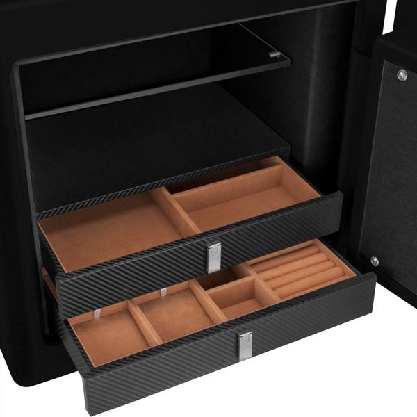 Barska AX13106 Digital Keypad Jewelry Safe with Black Interior - Secure Storage for Rings, Necklaces & Valuables at Home or Office