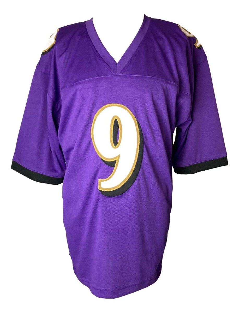 Justin Tucker Autographed Baltimore Ravens Purple Football Jersey - JSA Certified - Perfect for Fans, Collectors & Game Day Memorabilia