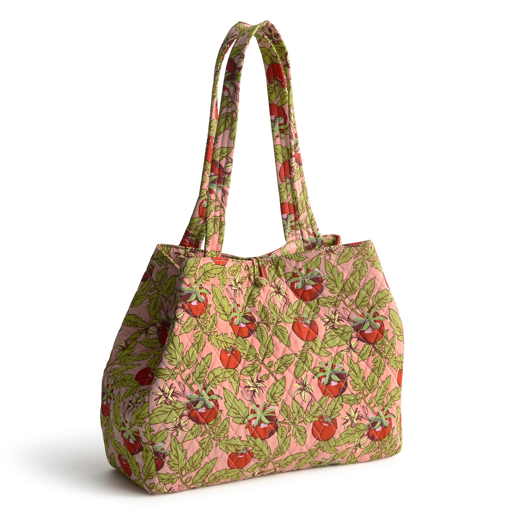Vera Bradley Premium Cotton Small Hathaway Tote Bag for Women - Lightweight & Durable Everyday Purse for Work, Travel & Shopping