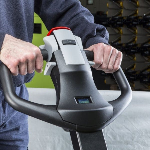 PRAMAC RX10 16 Electric Stacker - 2200 lbs Capacity, Warehouse Pallet Stacker for Efficient Material Handling - Perfect for Warehouses, Factories & Logistics Centers