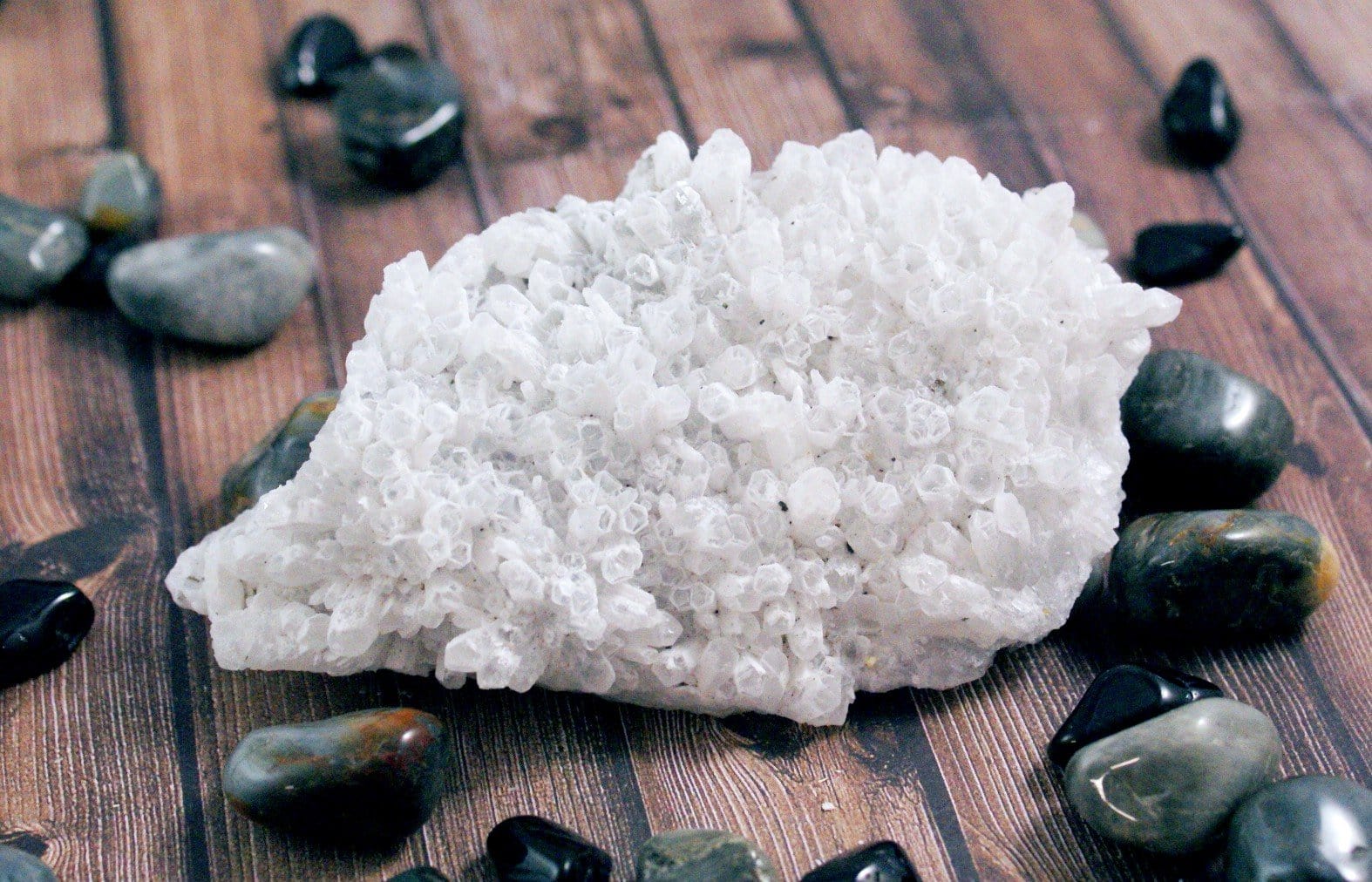 Natural Bulgarian Quartz with Galena - High-Quality Healing Crystal for Meditation, Energy Work & Home Decor