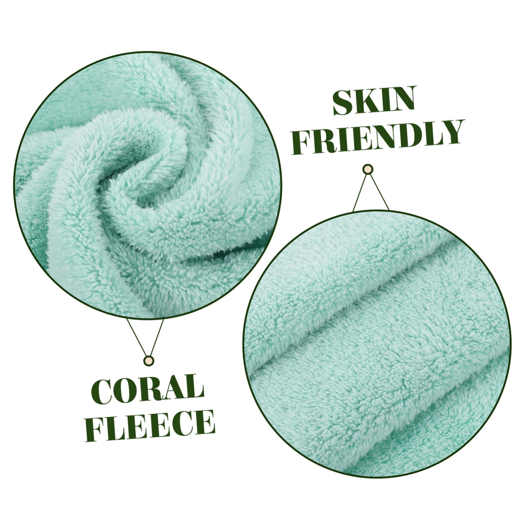 6 Pack Reusable Facial Towels - Soft & Gentle Makeup Remover Cloths for Sensitive Skin | Square Face Wipes for Daily Cleansing, Makeup Removal & Skincare Routine