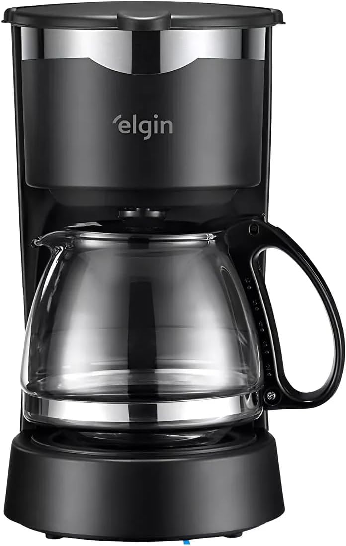 Elgin Coffee Break 15-Cup Electric Coffee Maker with Drip Stop System, Black - 220V - Perfect for Home, Office, and Restaurants