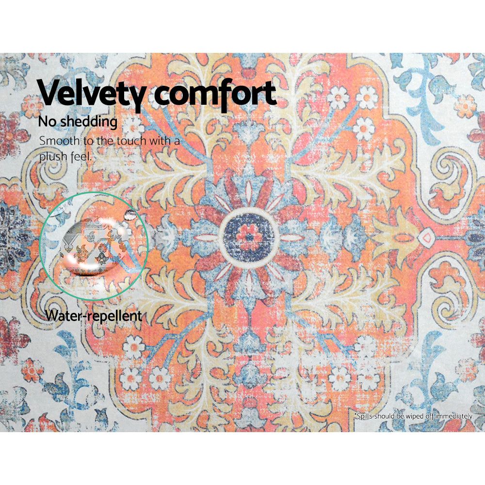 Artiss Yasmin Short Pile Area Rug 200x290cm - Soft Modern Floor Mat for Living Room, Bedroom & Home Decor
