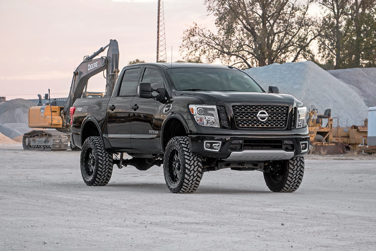 6 Inch Lift Kit for Nissan Titan 4WD (2017-2024) - Heavy Duty Suspension System - Model 87820A - Off-Road Adventure & Truck Customization Upgrade