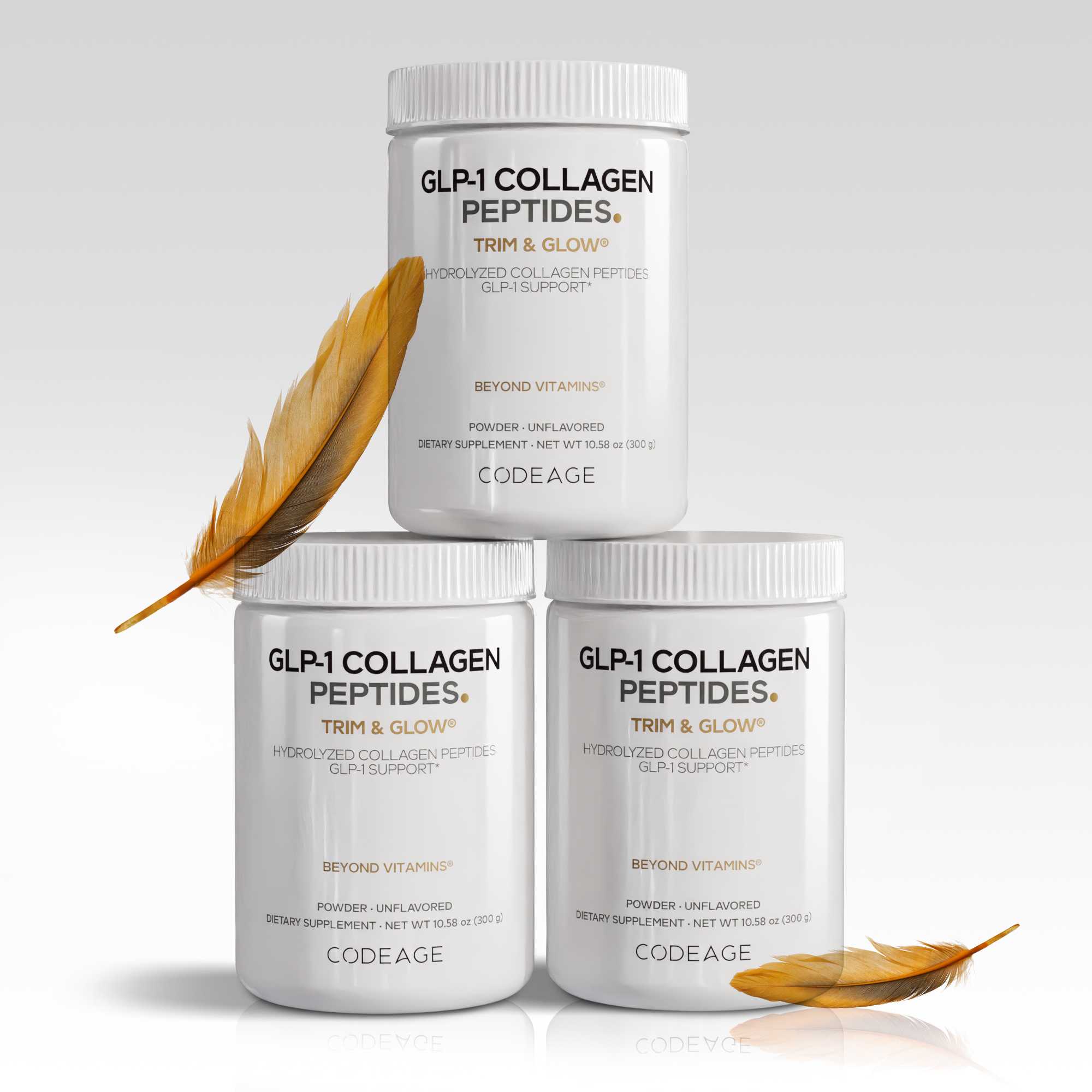 Codeage GLP-1 NEXTIDA GC™ Collagen Peptides Supplement - Supports Skin Health & Joint Function - Ideal for Anti-Aging & Wellness Routines