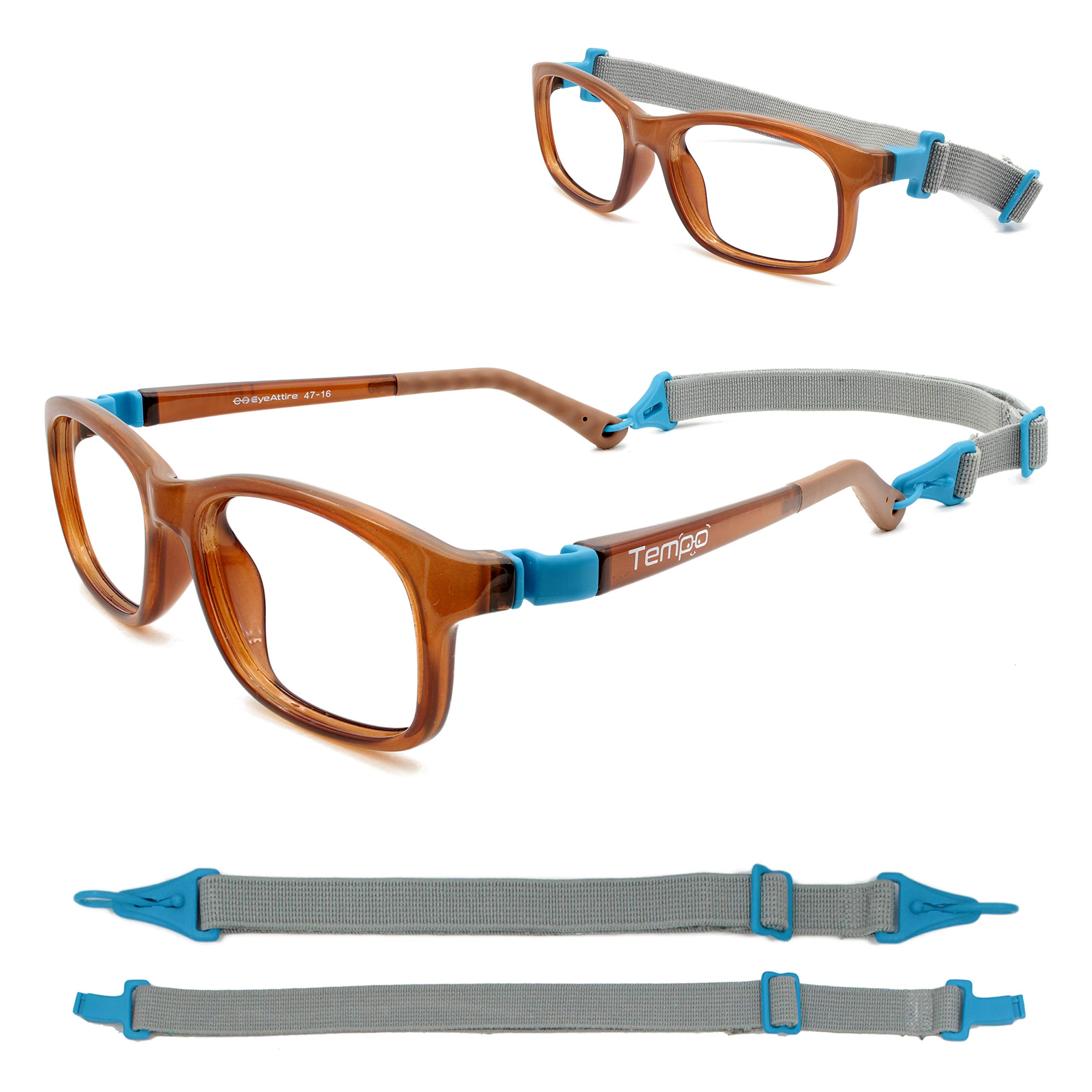 Unbreakable Kids Glasses - Flexible & Durable Children's Eyewear for Active Lifestyles - Tempo 3004 - Perfect for School, Sports, and Everyday Adventures