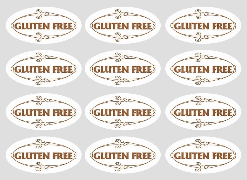 Kosher Certified Gluten Free Food Labels - Premium Adhesive Stickers for Organic, Vegan & Allergen-Free Products | Perfect for Restaurants, Bakeries & Food Packaging