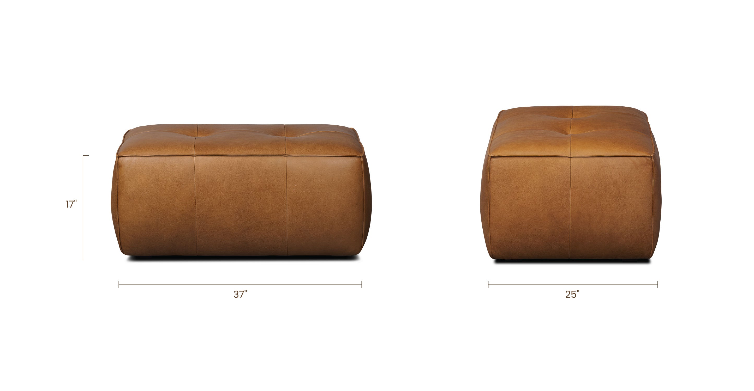 Stylish and Versatile Capa Ottoman - Perfect for Living Room, Bedroom, or Office - Extra Seating & Storage Solution