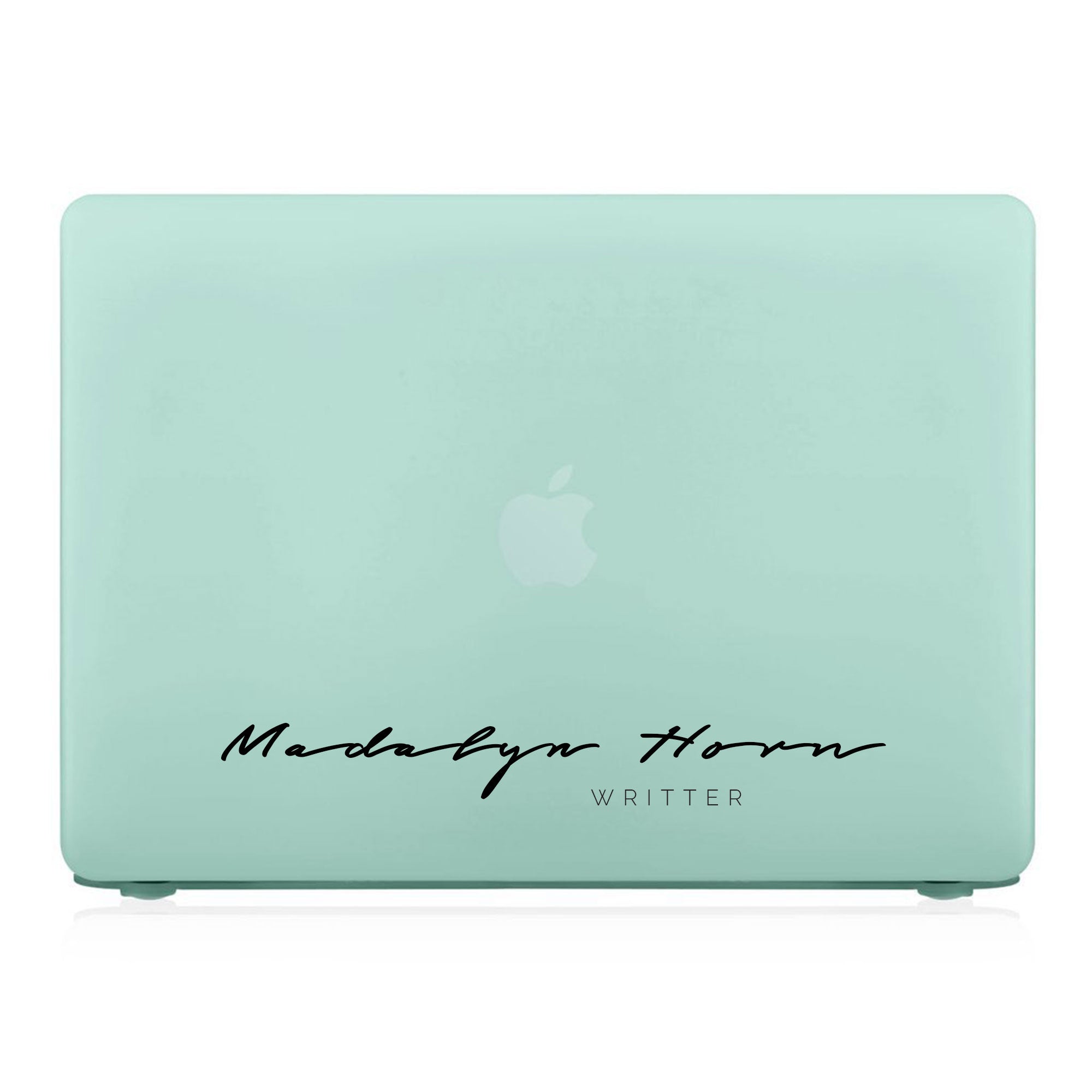 Premium MacBook Pro/Air Protective Case with Custom Signature & Occupation Design - Durable Slim Fit Cover for Work, School & Travel