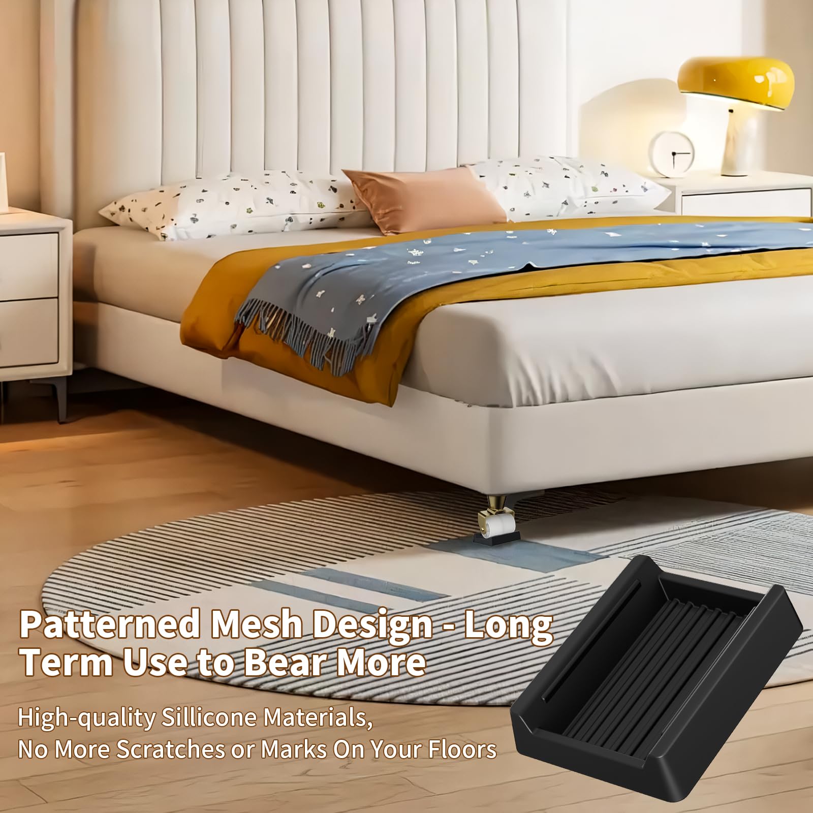 4 Pack Non-Slip Furniture Pads - BOIVSHI 2.9