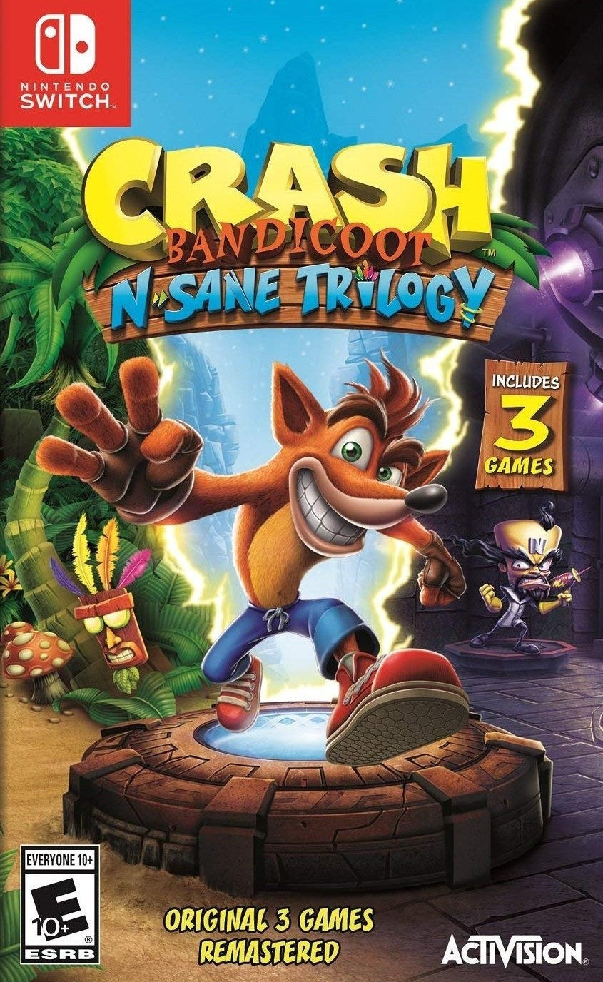 Crash Bandicoot N. Sane Trilogy - Remastered PS4 Game | Classic Platformer Adventure for PlayStation 4 | Perfect for Family Gaming & Nostalgic Playthroughs