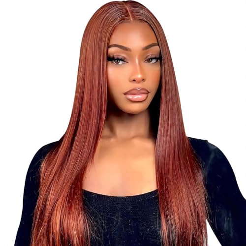 Reddish Brown 360 Full Lace Front Wig