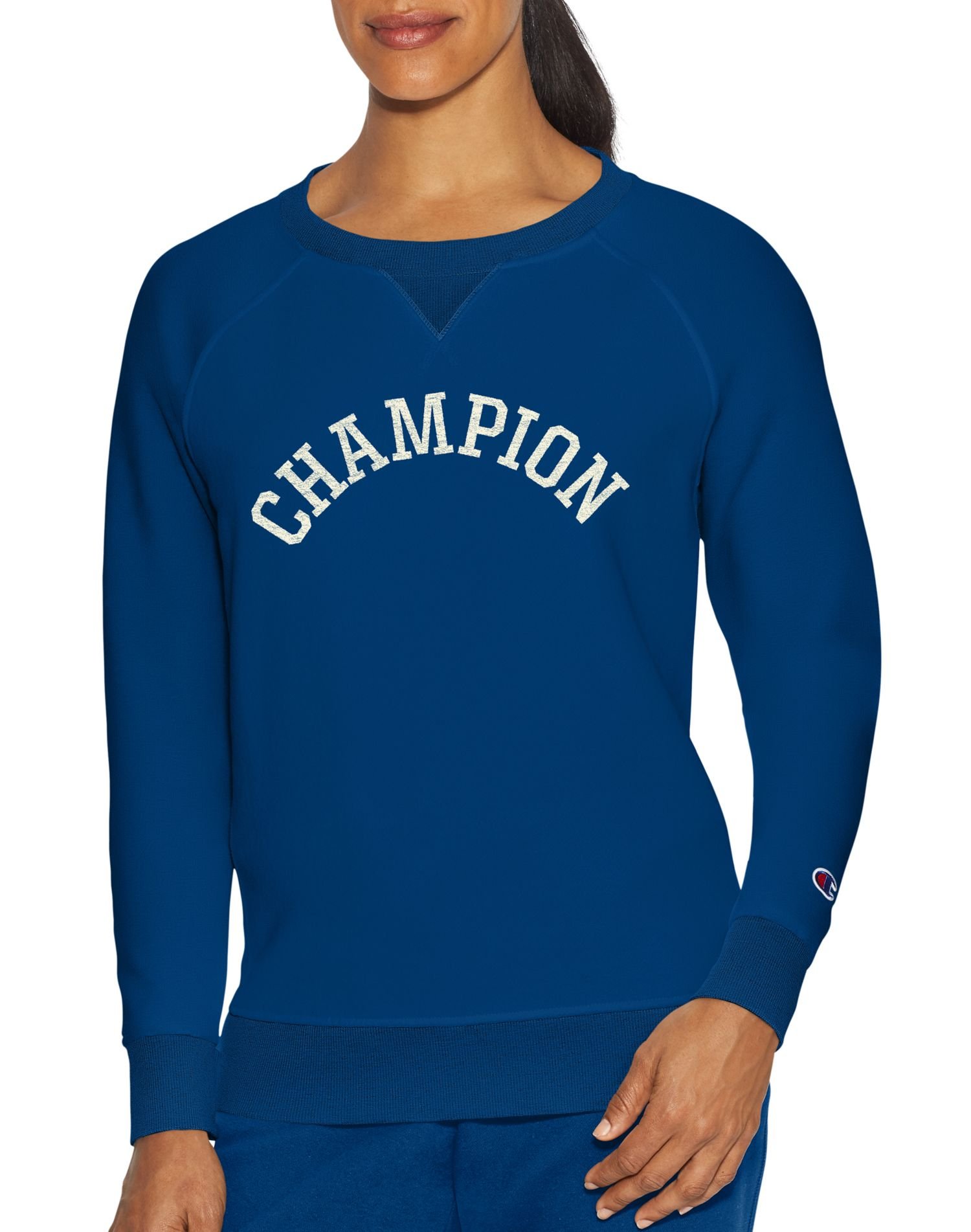 Champion Women's Plus Size French Terry Funnel Neck Pullover Sweatshirt - Cozy Casual Wear for Lounge, Workout & Everyday Outfits