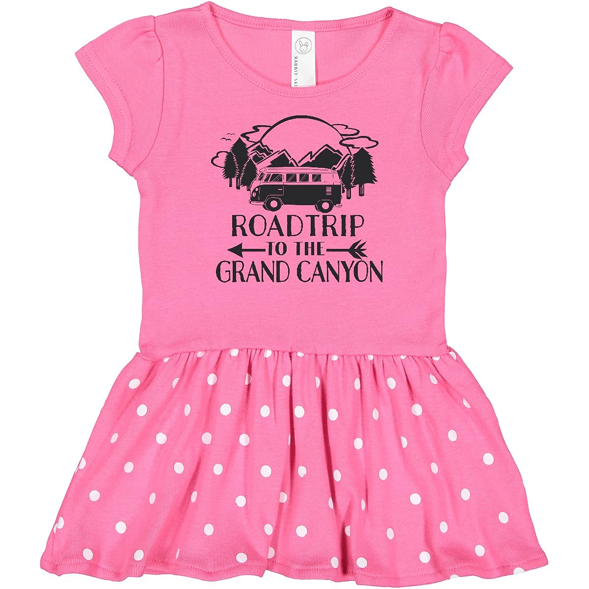 Inktastic Road Trip to The Grand Canyon Infant Dress - Cute Baby Girl Outfit for Travel, Vacation & Family Photos