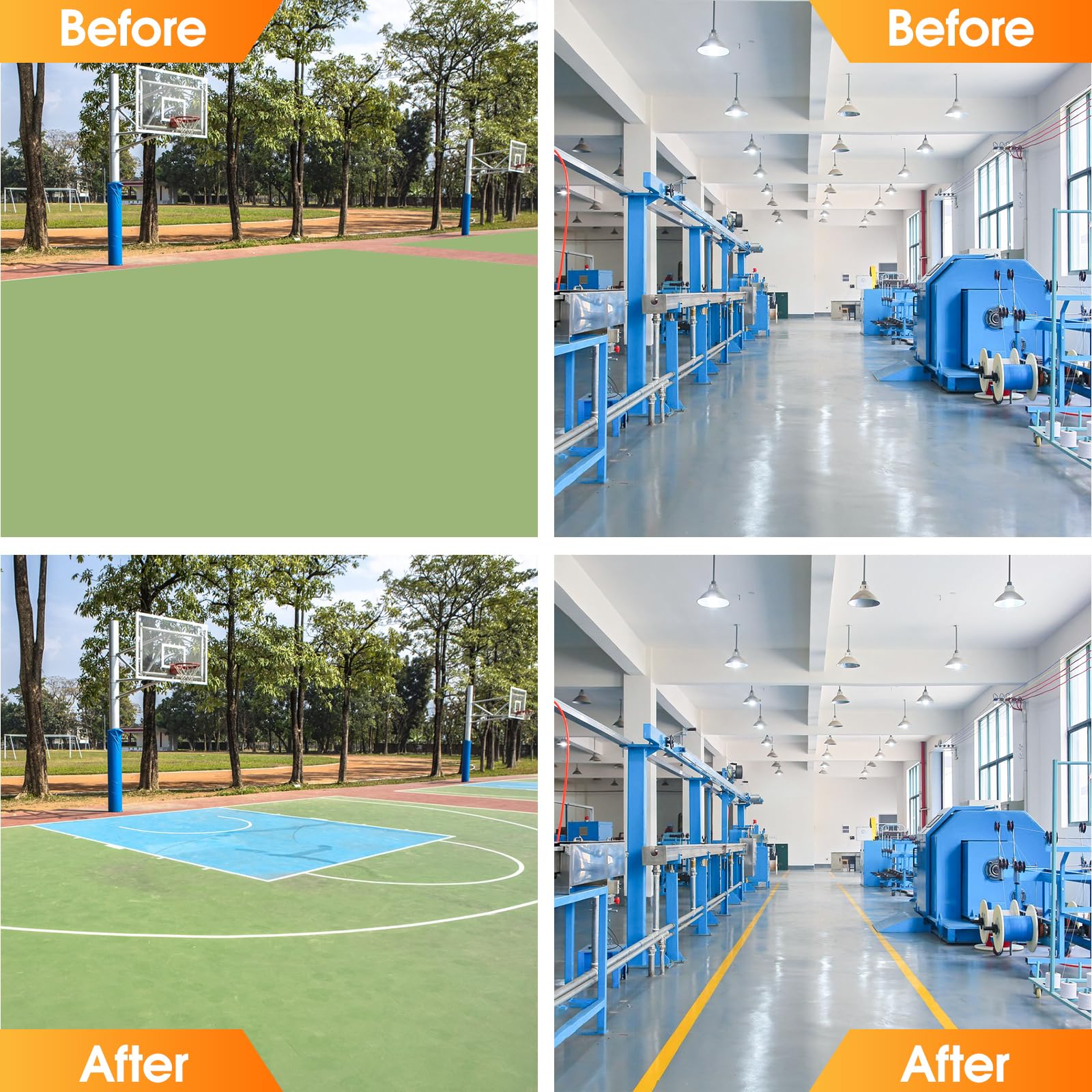 SWANSOFT Professional Line Striping Machine for Parking Lots, Sports Fields, Driveways - Asphalt & Concrete Paint Tape Applicator - Perfect for Road Marking, Floor Painting, and Safety Warning Lines