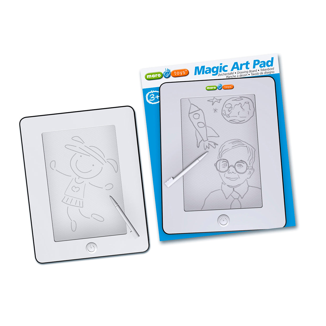 Bass & Bass Magic Art Drawing Tablet - Digital Sketch Pad for Artists, Graphic Designers & Beginners | Perfect for Digital Art, Animation & Creative Projects