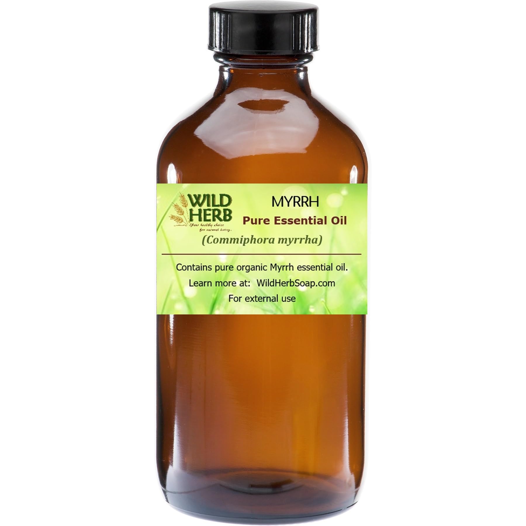 Premium Myrrh Essential Oil - 100% Pure & Natural, USDA & ISO 9001 Certified - Aromatherapy, Skin Care & Relaxation Oil for Diffusers, Massage & DIY Beauty Products