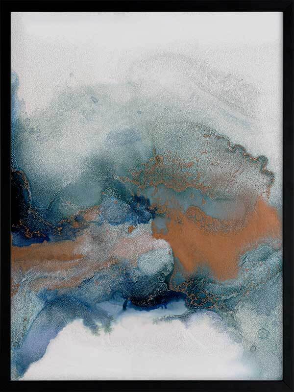 Dust and Sky II Framed Wall Art Print - Modern Home Decor for Living Room, Bedroom & Office