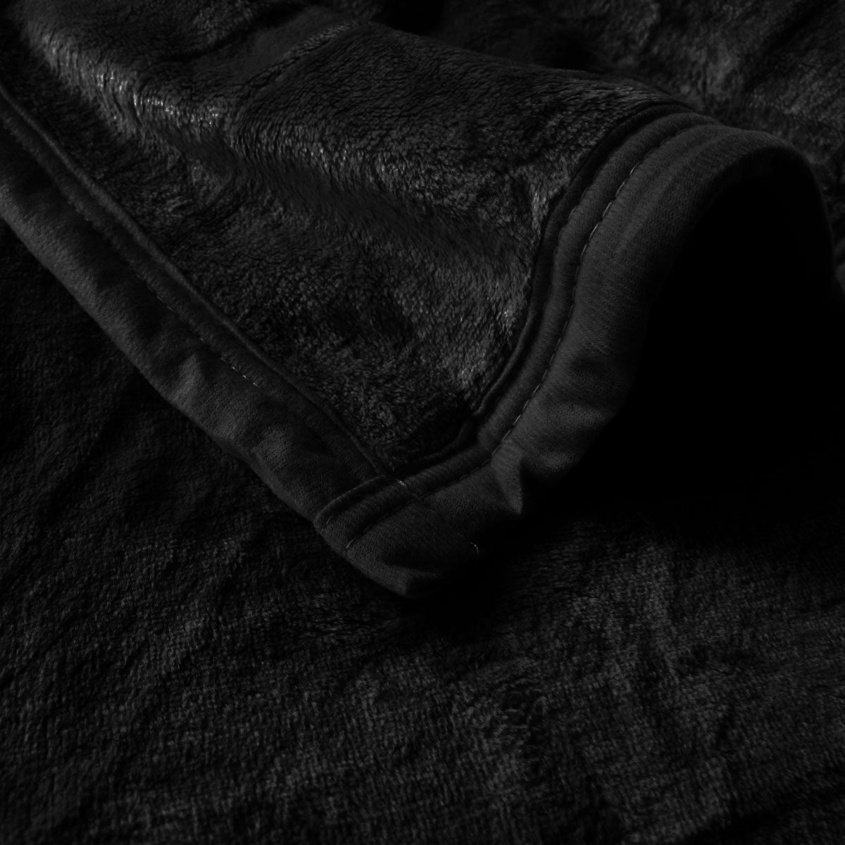 Premium 1000GSM 2-Ply Mink Blanket - Ultra Soft & Luxurious Black Throw Blanket 200x240cm (79x94 inches) for Bed, Sofa, and Cozy Winter Nights
