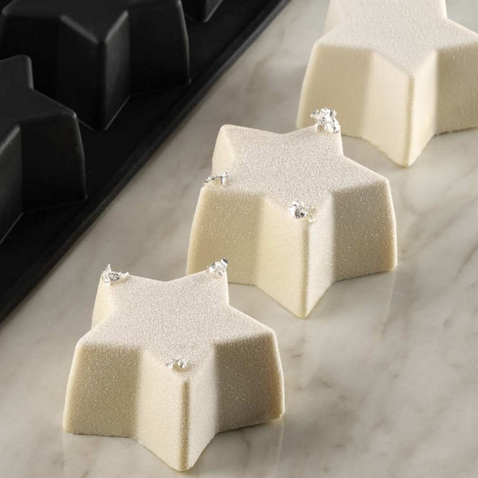 24-Cavity Star Silicone Mold for Baking, Candy, Chocolate, Soap & Resin Crafts - Perfect for DIY Desserts, Party Treats & Holiday Decorations