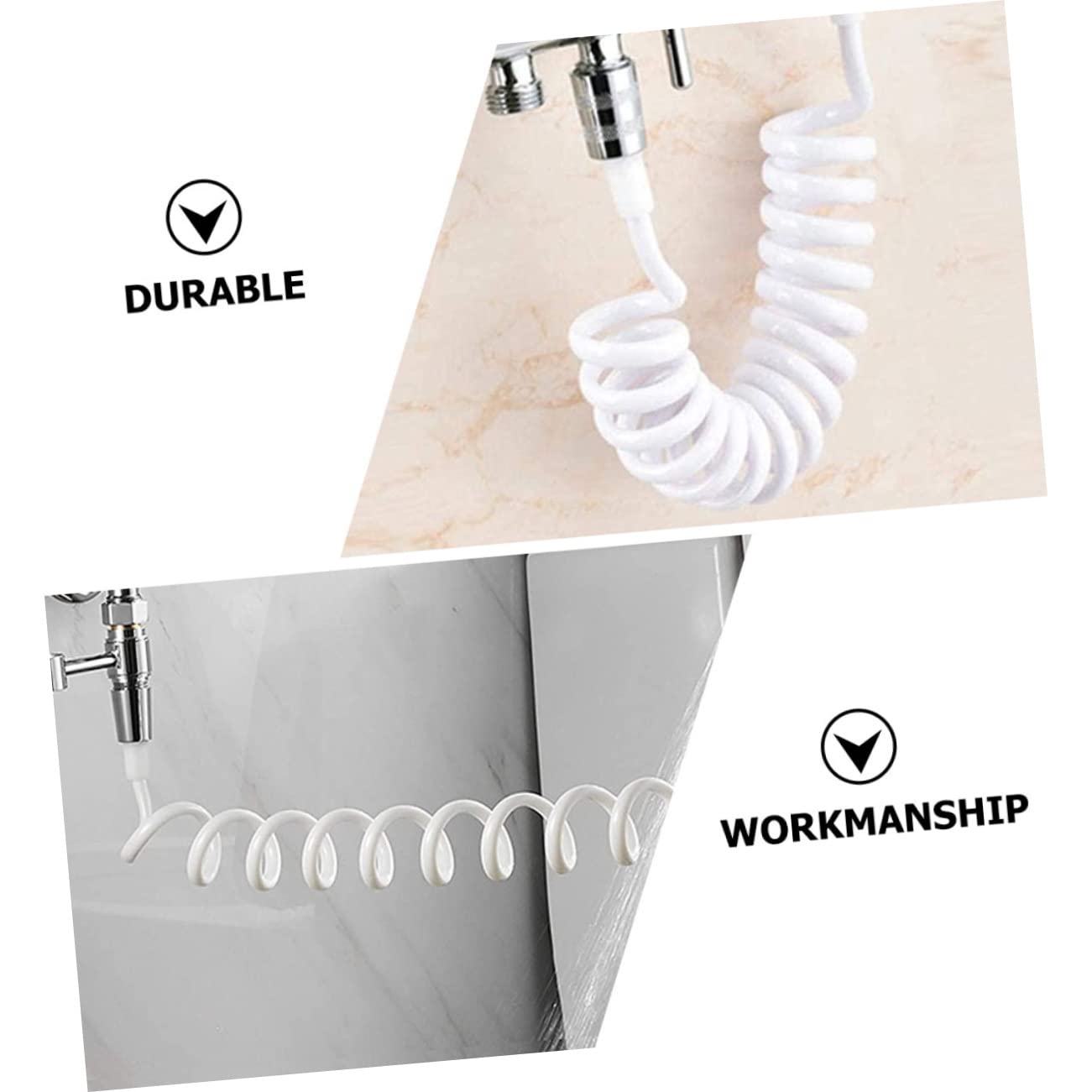 Angoily Telescopic Bidet Sprayer with Spring Hose - 1PC Adjustable Toilet Shower Spray for Bathroom, Easy Installation & Durable Spring Design - Perfect for Bidet, Toilet Cleaning & Personal Hygiene