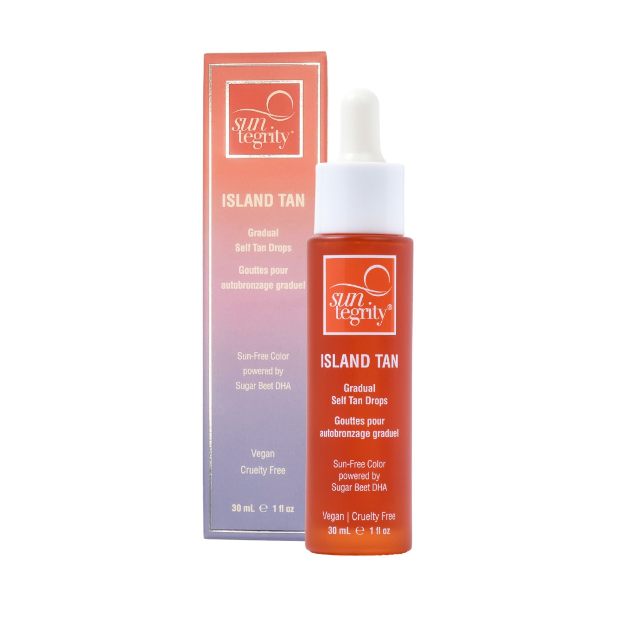 Island Tan Gradual Self Tanning Drops - Natural Sun-Kissed Glow for Face & Body | Perfect for Daily Use, Travel & Special Occasions