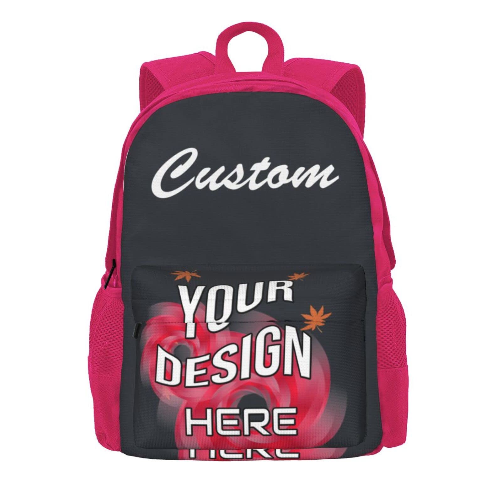 Personalized Backpack for School - Custom Book Bag with Name, Photos & Images - Durable Knapsack for Boys & Girls - Perfect for School, Travel & Everyday Use