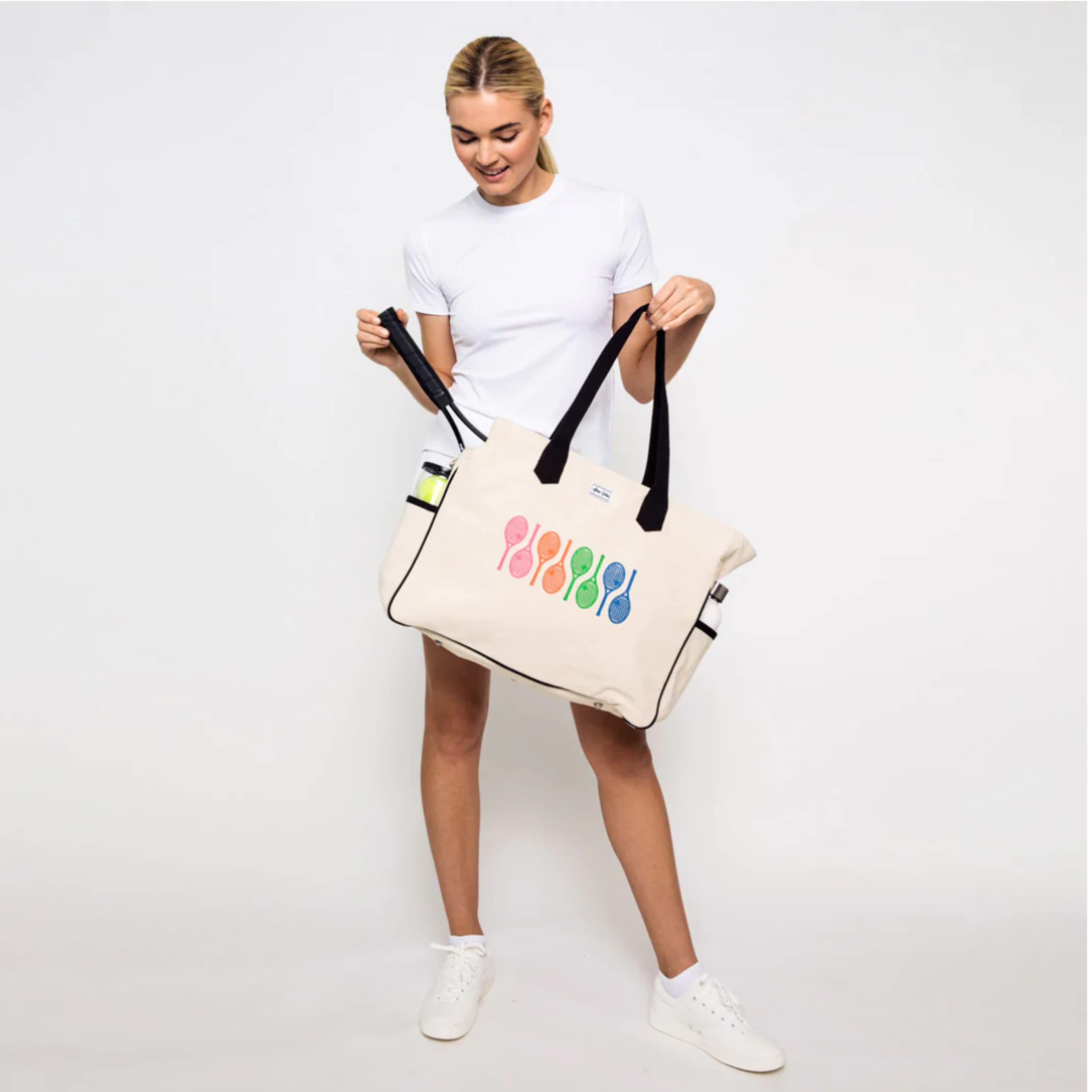 Ame & Lulu Premium Tennis Bag for Women - Durable All Court Tennis Backpack with Spacious Storage - Perfect for Tennis Matches, Gym & Travel Accessories