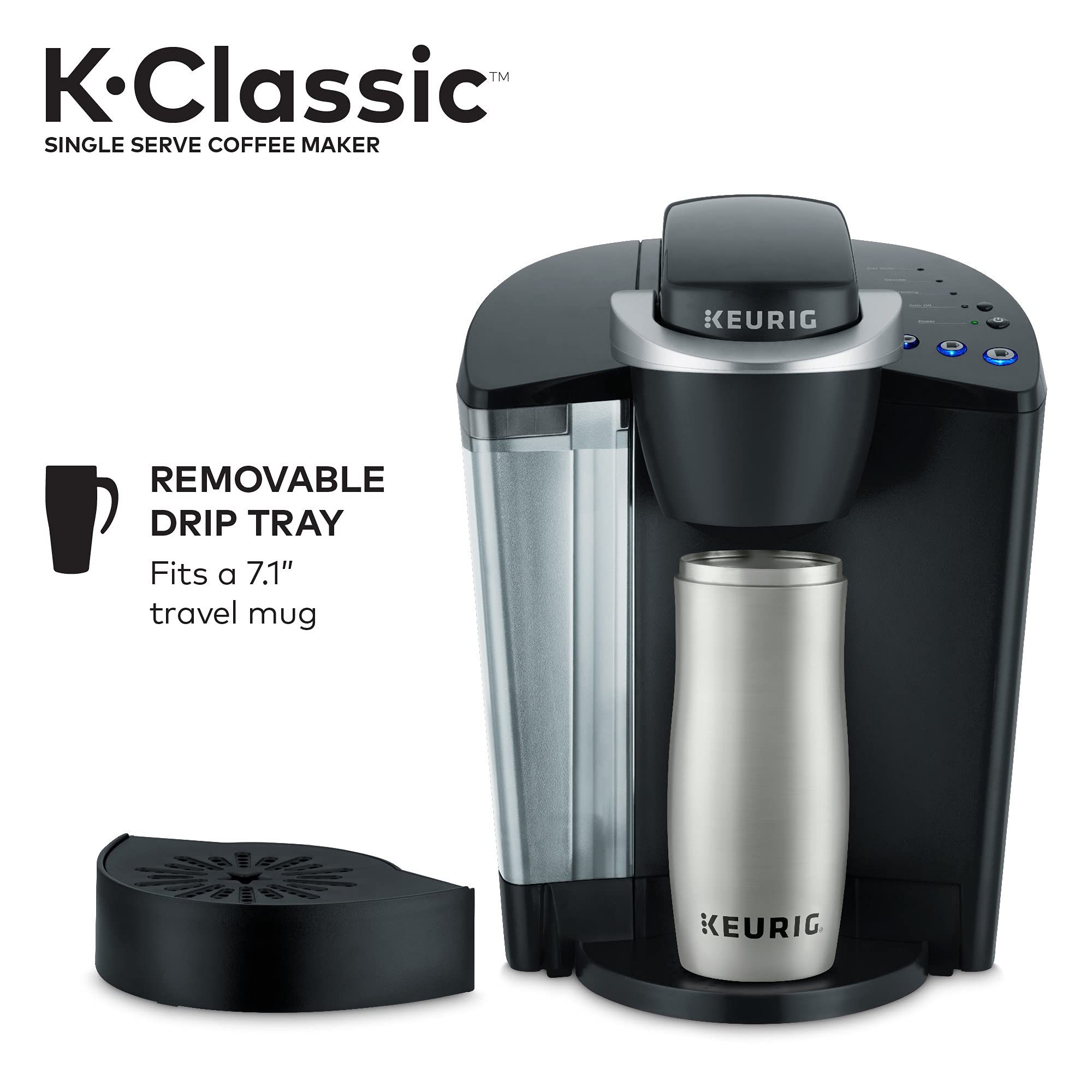 Keurig K-Classic Single Serve Coffee Maker with Green Mountain Pumpkin Spice K-Cup Pods (32 Count) - Perfect for Home, Office & Holiday Gifting