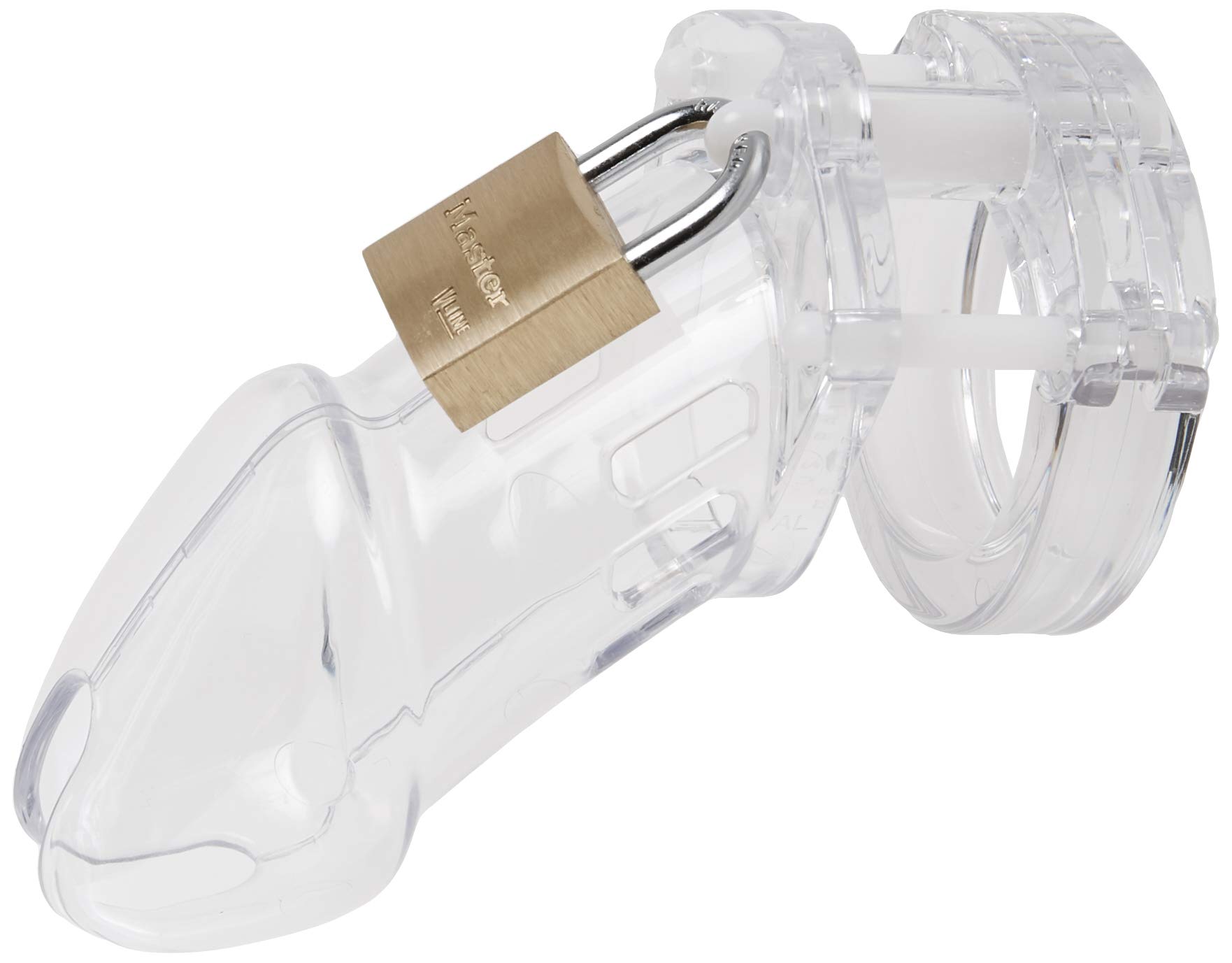 CB-X CB-6000 Male Chastity Device - Clear Comfortable Cock Cage for Men, Secure Fit & Breathable Design | Perfect for BDSM, Role Play & Couples Bonding