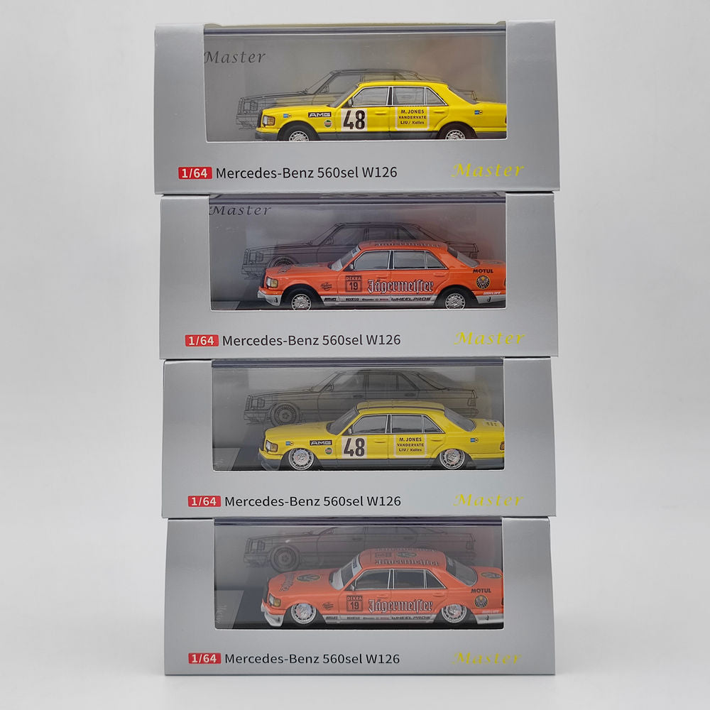 1:64 Mercedes Benz S560sel W126 6th Diecast Model Car - Limited Edition Collectible Toy for Adults, Perfect for Display, Gifts & Car Enthusiast Collections