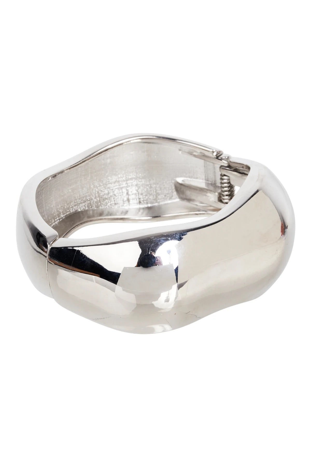 Eden Cuff Silver Bracelet for Women - Elegant Adjustable Bangle - Perfect for Parties, Weddings & Everyday Wear