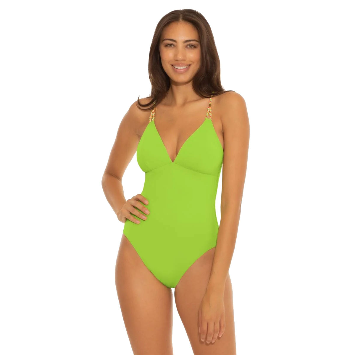 Becca Abigail Reversible One Piece Swimsuit for Women - Raspberry/Kiwi Wrap Around Design | Perfect for Beach Vacations, Pool Parties & Summer Getaways