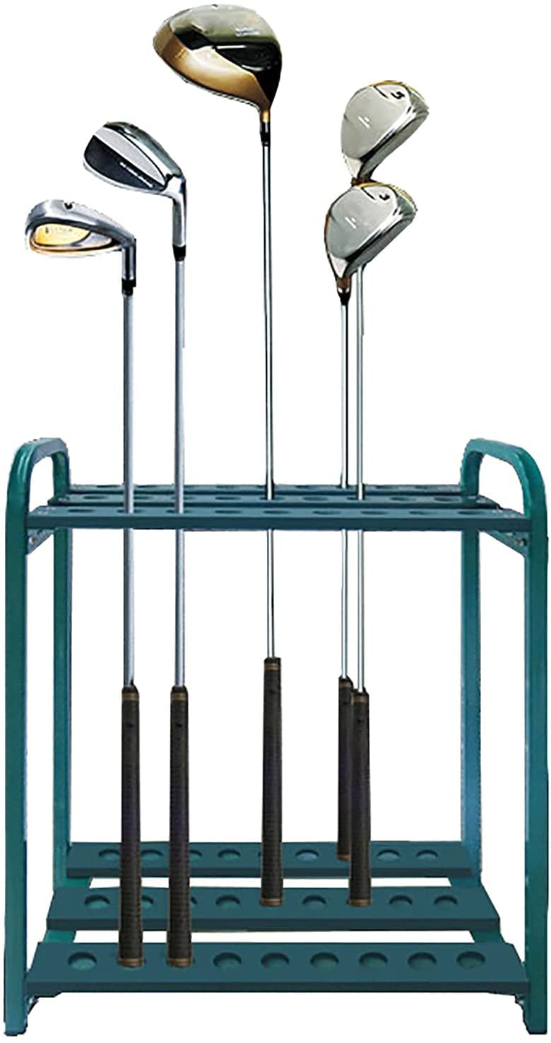 Premium 27-Hole Golf Club Organizer & Putter Rack - Heavy Duty Golf Bag Holder for Driving Range, Gym & Home Storage | Durable Outdoor Golf Club Display Stand for Golfers & Enthusiasts