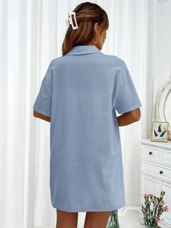 Comfortable Women's Casual 2-Piece Linen Shorts Set - Perfect for Summer Outfits, Beach Vacations & Lounge Wear
