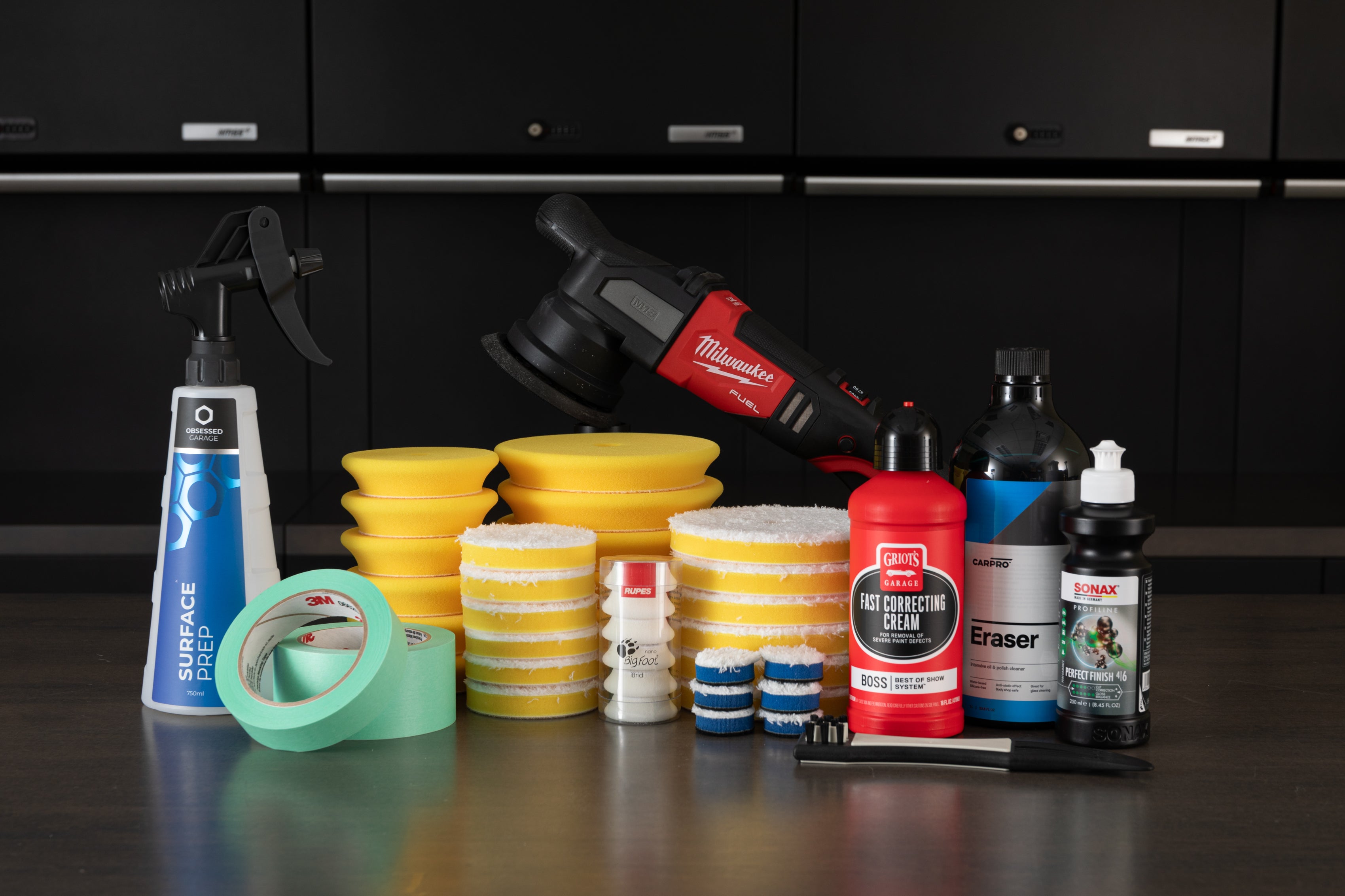 Premium Car Polishing Kit - Professional Auto Detailing & Paint Correction Set for Shine & Protection - Perfect for Car Enthusiasts & DIY Detailing at Home