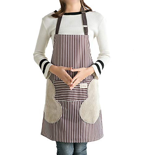 Waterproof Kitchen Apron for Women with Pockets - Cooking & Baking