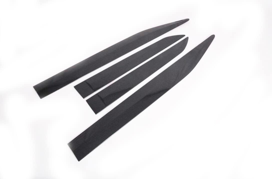 Carbon Fiber Car Door Side Molding Trim for Toyota Rush 2018-2022 - Durable Sill Cover & Body Protection - Perfect for Off-Roading & Daily Commute