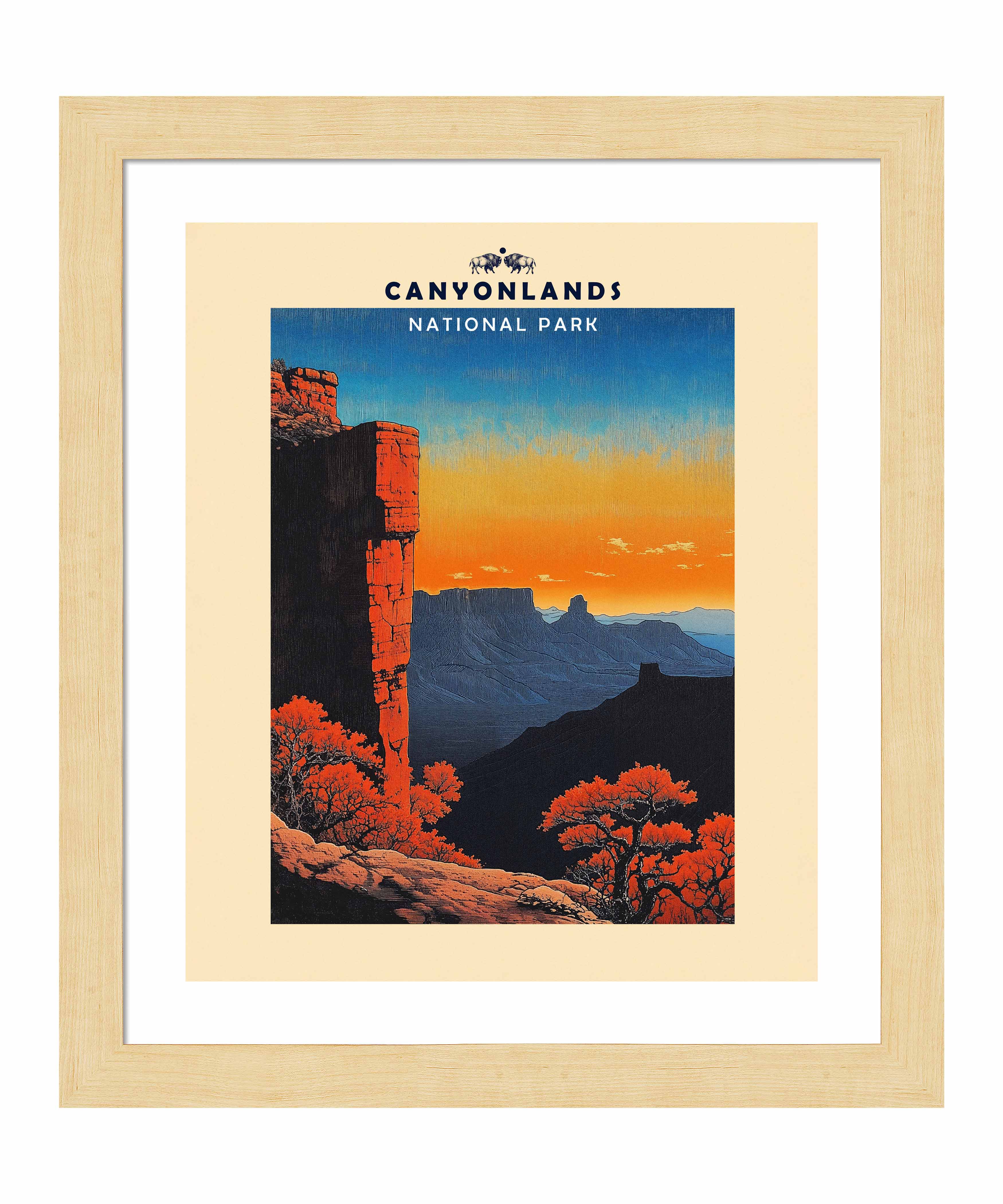 Canyonlands National Park Art Prints - Stunning Landscape Wall Decor for Home & Office - Perfect for Living Room, Bedroom, or Gift