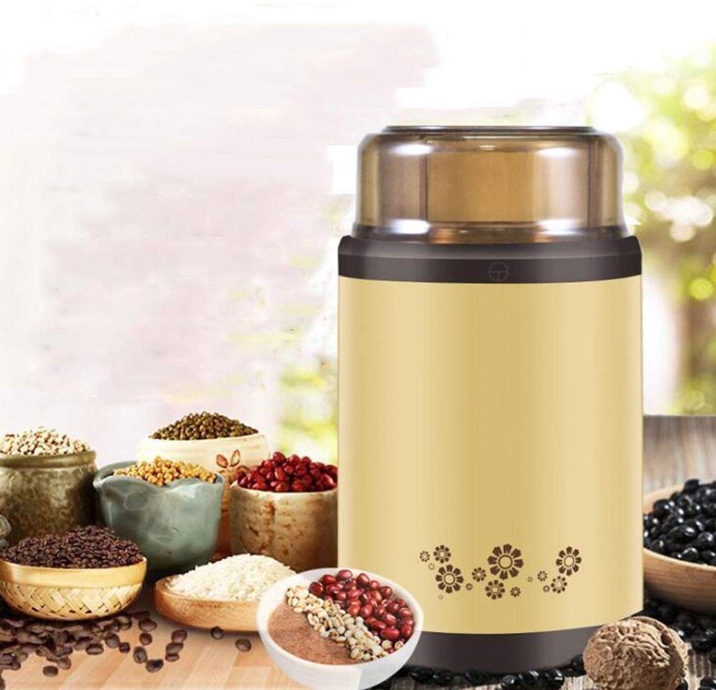 Electric Coffee Bean & Spice Grinder - 200g Stainless Steel Blade Grain Mill for Coffee, Pepper, Herbs & Cereals | Perfect for Home Kitchen, Baking & Chinese Herbal Medicine Preparation