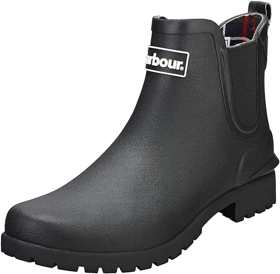 Barbour Wilton Wellingtons Women's Waterproof Rain Boots - Stylish & Comfortable Rubber Boots for Outdoor, Gardening & Rainy Days