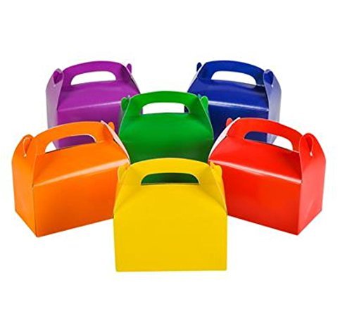 iFavor123 Vibrant Assorted Party Favor Treat Boxes - 24 Pack Colorful Gift Boxes for Birthday Parties, Baby Showers & Wedding Favors
