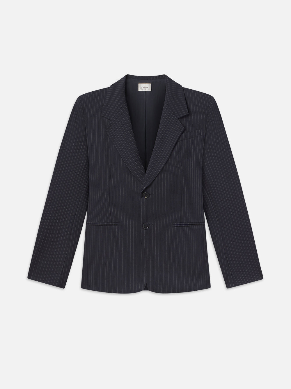 Classic Navy Multi-Pattern Grandfather Blazer for Men - Perfect for Weddings, Business Meetings & Formal Occasions