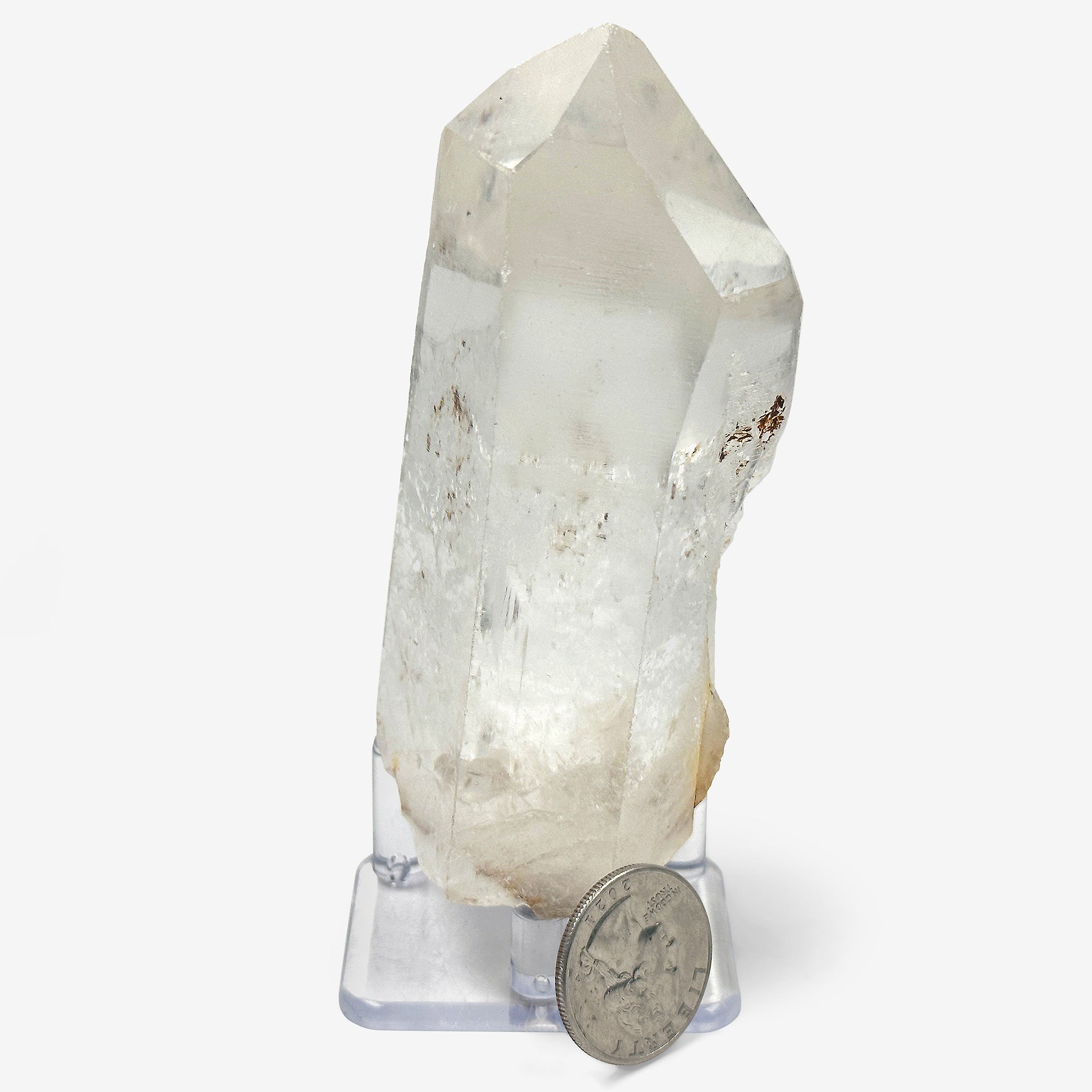 Natural Clear Quartz Crystal Gemstone - Healing Stone for Energy & Meditation - Raw Mineral for Home Décor, Collection & Spiritual Healing (RCR425) - Perfect for Yoga, Reiki & Positive Energy Spaces